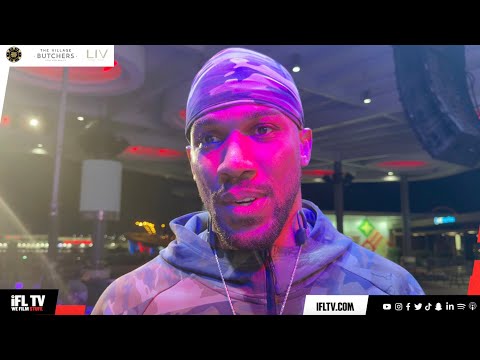 ANTHONY JOSHUA IMMEDIATELY REACTS TO SPECTACULAR JAKE PAUL KNOCKOUT & DEMANDS TYSON FURY (EXCLUSIVE)
