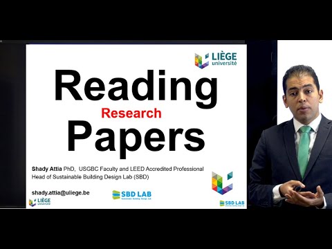 Reading research papers effectively