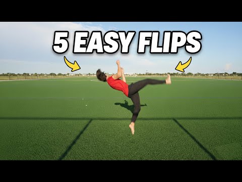 5 EASY FLIPS ANYONE CAN LEARN WITHOUT FEAR✅