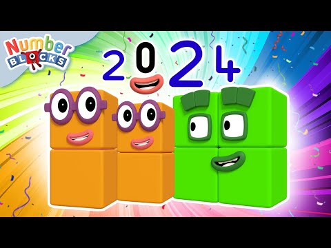 HAPPY NEW YEAR 2024! 🎉 | Numberblocks 123 - Nursery Rhymes & Kids Songs | Full Episodes