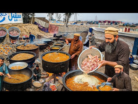 Biggest Afghan Taliban Wedding Ceremony in Afghanistan | Cooking Kabuli Pulao | Village Life