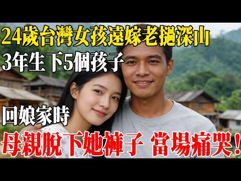 24歲台灣女孩遠嫁老撾深山，3年生下5個孩子，回娘家時，母親脫下她褲子 當場痛哭！#民間故事 #人間故事會
