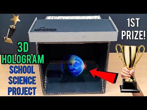 How To Make A 3D Hologram | Best Science Project Idea | 1st Prize is Yours!!