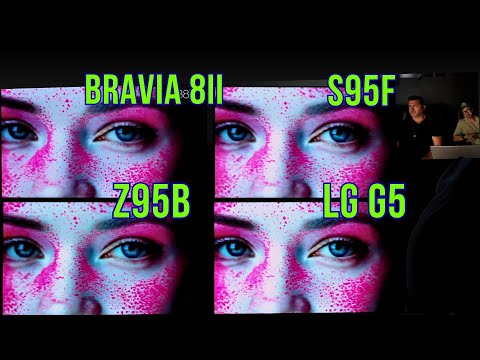 King of TVs Shootout UNCUT! Best TV of 2025? S95F G5 Z95B Bravia 8 ii