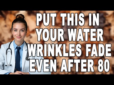 Senior: STOP Drinking Plain Water! Add THIS to Boost Collagen, Firm Skin & Smooth Wrinkles
