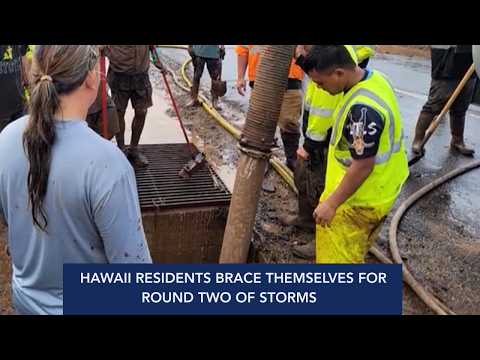 Hawaii residents are still dealing with flood damage, while preparing for next round of storms.