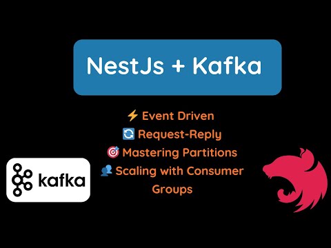 NestJs + Kafka (Event Driven & Request-Reply Pattern)