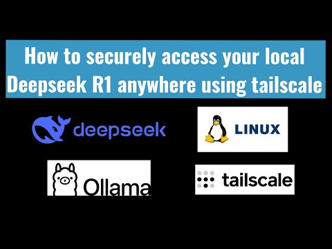 How to securely access your local Deepseek R1 anywhere using tailscale