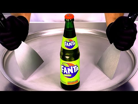 Fanta Exotic — Ice Cream Rolls | ASMR