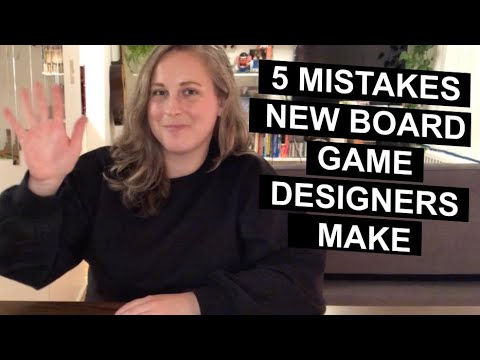 5 Mistakes New Board Game Designers Make