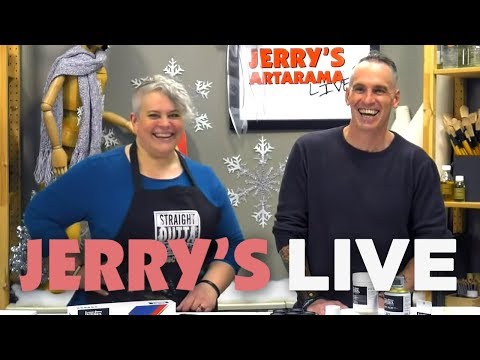 Jerry's LIVE Episode #85 - Liquitex NEW Acrylic Gouache Premiere with Guest Jimmy Leslie