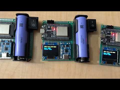 ESP-NOW and ESP-Mesh Project Using ESP32 Microcontrollers