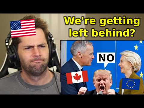 American Reacts to "Why Canada & Europe Should Leave the US Behind"