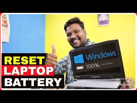 HOW TO FIX OR RESET LAPTOP'S BATTERY!
