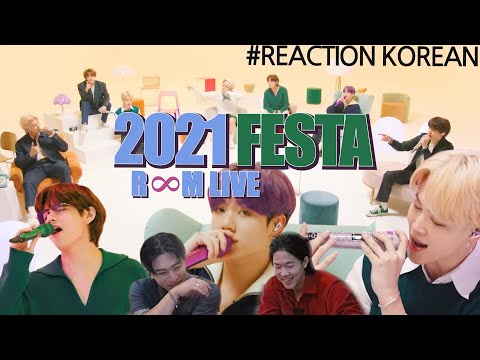 BTS (방탄소년단) ROOM LIVE [2021 FESTA] 나도 모르게 리듬타게되는 영상💜 | 방며들어보자!💜| REACTION KOREAN | ENG, SPA, POR