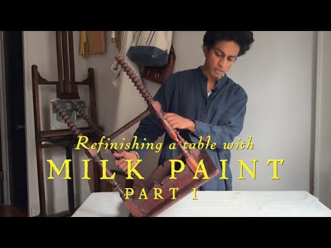 TRASH TO TREASURE: REFINISHING GARBAGE FINDS USING MILK PAINT, Part I! With Rajiv Surendra