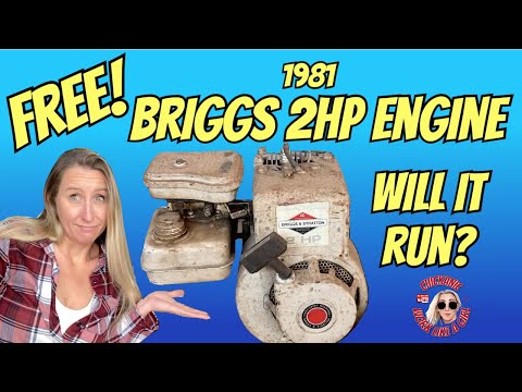 Briggs and Stratton 1981 2HP Engine. Will it run? Turning Shop Trash into TREASURE! Repair/Vlog