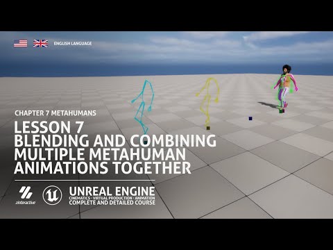 Blending and Combining Multiple Metahuman Animations Together | Lesson 7 | Chapter 7 | UE Course