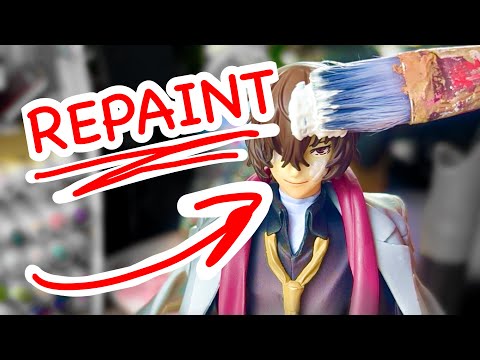 CUSTOMISING MY OWN ANIME FIGURE!!!!!