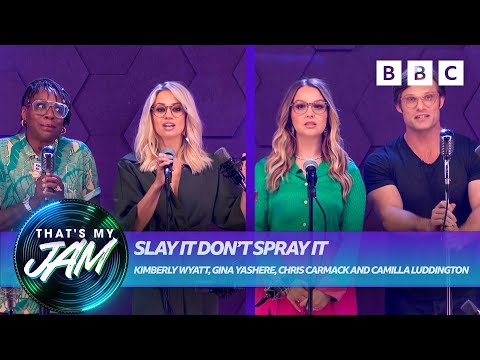 Slay It Don’t Spray It with Kimberly Wyatt, Gina Yashere, Chris Carmack and Camilla Luddington 💦