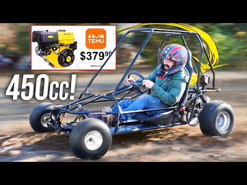 We Bought the CHEAPEST 18HP Engine on Temu and Put it on a Go Kart!