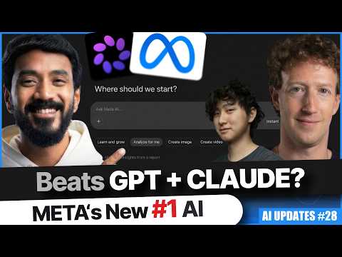 Zuckerberg's New AI Beat Claude And GPT (And Nobody Saw It Coming) (+12 AI Updates)