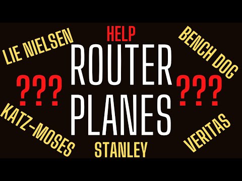 I LOVE ROUTER PLANES! Review & Comparison - Stanley, Lie Nielsen, Veritas, Bench Dog and Katz Moses