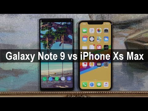 Galaxy Note 9 vs iPhone Xs Max - Full Comparison