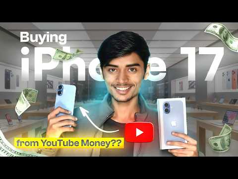 FINALLY! Buying 🔥iPhone 17 From YouTube Money | Unboxing & First Impressions, Emotional Journey
