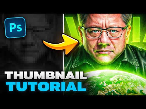 How I Made This Thumbnail in Photoshop!