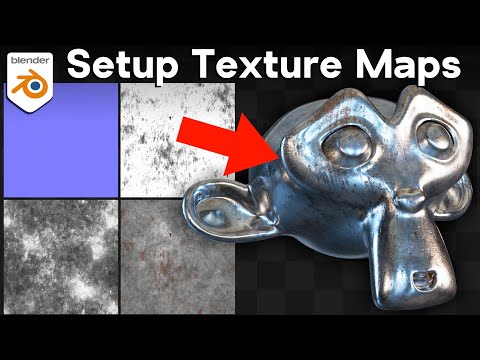 How to Setup and Use Texture Maps for Beginners (Blender Tutorial)
