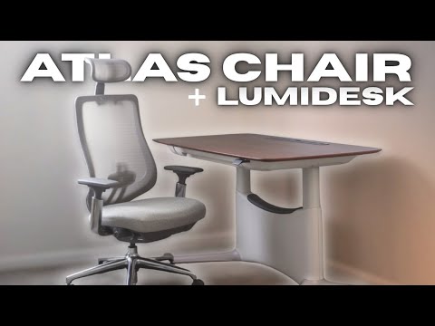 The Best Chair And Standing Desk Combo? | Colamy Lumidesk + Atlas Chair Review
