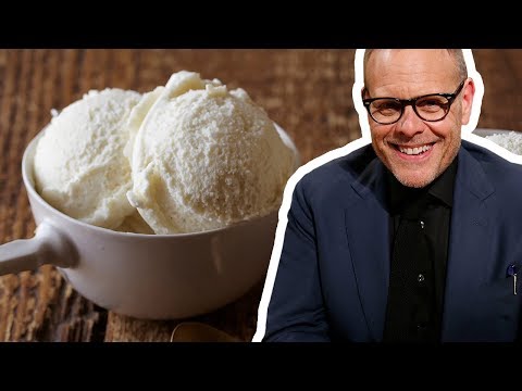 Alton Brown Makes Vanilla Ice Cream | Good Eats | Food Network