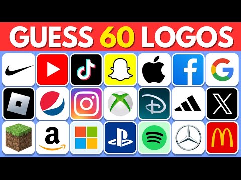 Guess the Logo in 3 Seconds | 60 Famous Logos