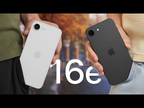 The iPhone 16e in real life