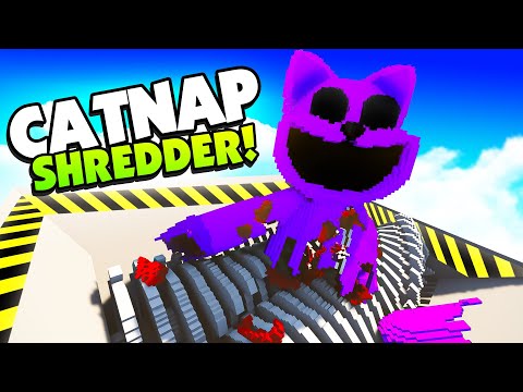I Shredded CATNAP In the Giant SHREDDER! - Teardown Mods Gameplay