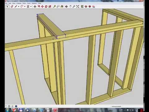 Углы и нижнее перекрытие  каркасного дома