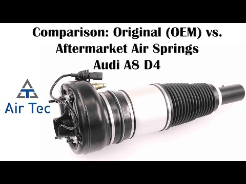 Why you must avoid a non-original airstruts for Audi A8 D4 - Explaned by AirTec Bulgaria (ENG-Subs)