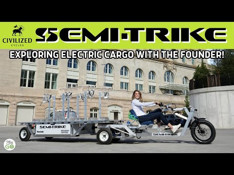 Civilized Cycles Semi Trike : Revolutionizing Light Electric Cargo in the USA