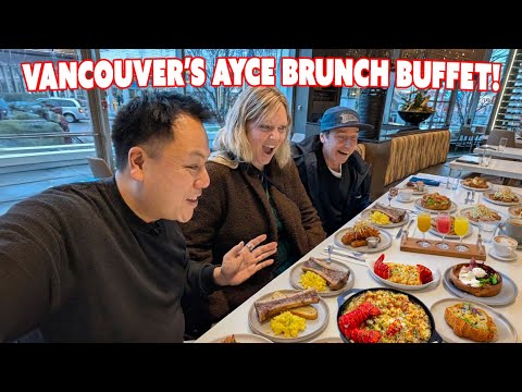 Trying Everything at VANCOUVER's AYCE BRUNCH BUFFET! The Best Lobster Mac & Cheese, Bone Marrow...