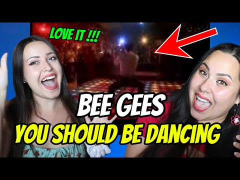 FIRST Time REACTION To Bee Gees -  You Should Be Dancing !!! | Two Sisters REACT