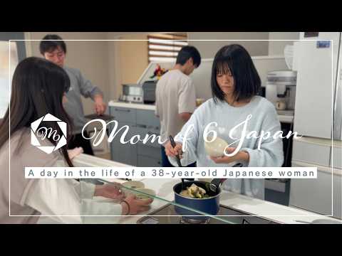 【Daily life in Japan】Mom of 6 kids | A day in the life of a 38-year-old mother |