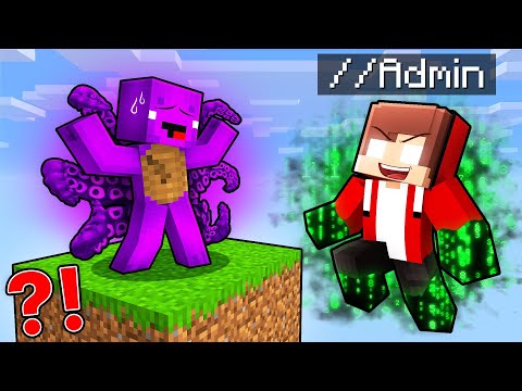 JJ Use Admin Commands to Troll Dark Mikey in Minecraft (Maizen)