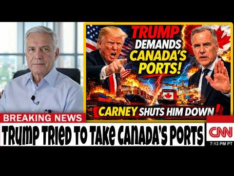 Trump DEMANDS Control of Canada’s Ports — Carney’s 14-Word Reply SHOCKS the World