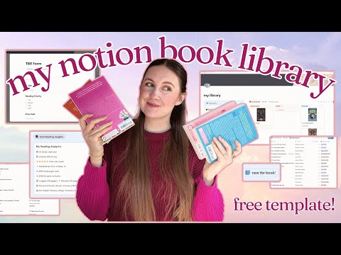 how i track 100+ books in Notion (so I actually remember what I read) | free Notion bookish template