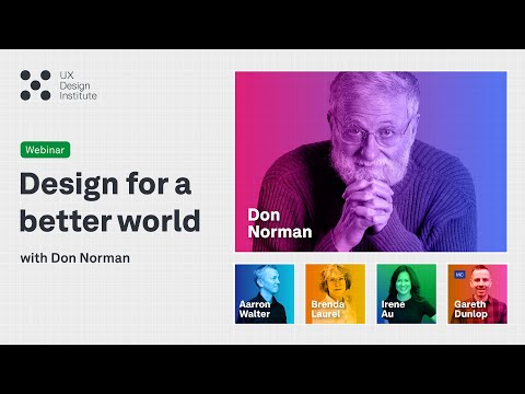 Design for a better world with Don Norman