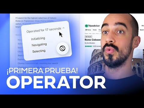 ¡Primera prueba de OPERATOR! - AGENTES de CHATGPT controlan mi NAVEGADOR