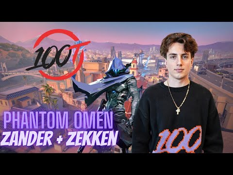 Omen👤 Sunset 43% HS 23 Kills!!! 100T Zander Omen👤 VOD! ft. zekken