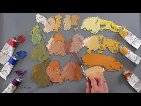 Naples Yellows - Vicki Norman compares Michael Harding's three shades of Naples Yellow oil paints