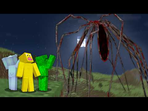 We Played a GIANT SPIDER MOD in Minecraft